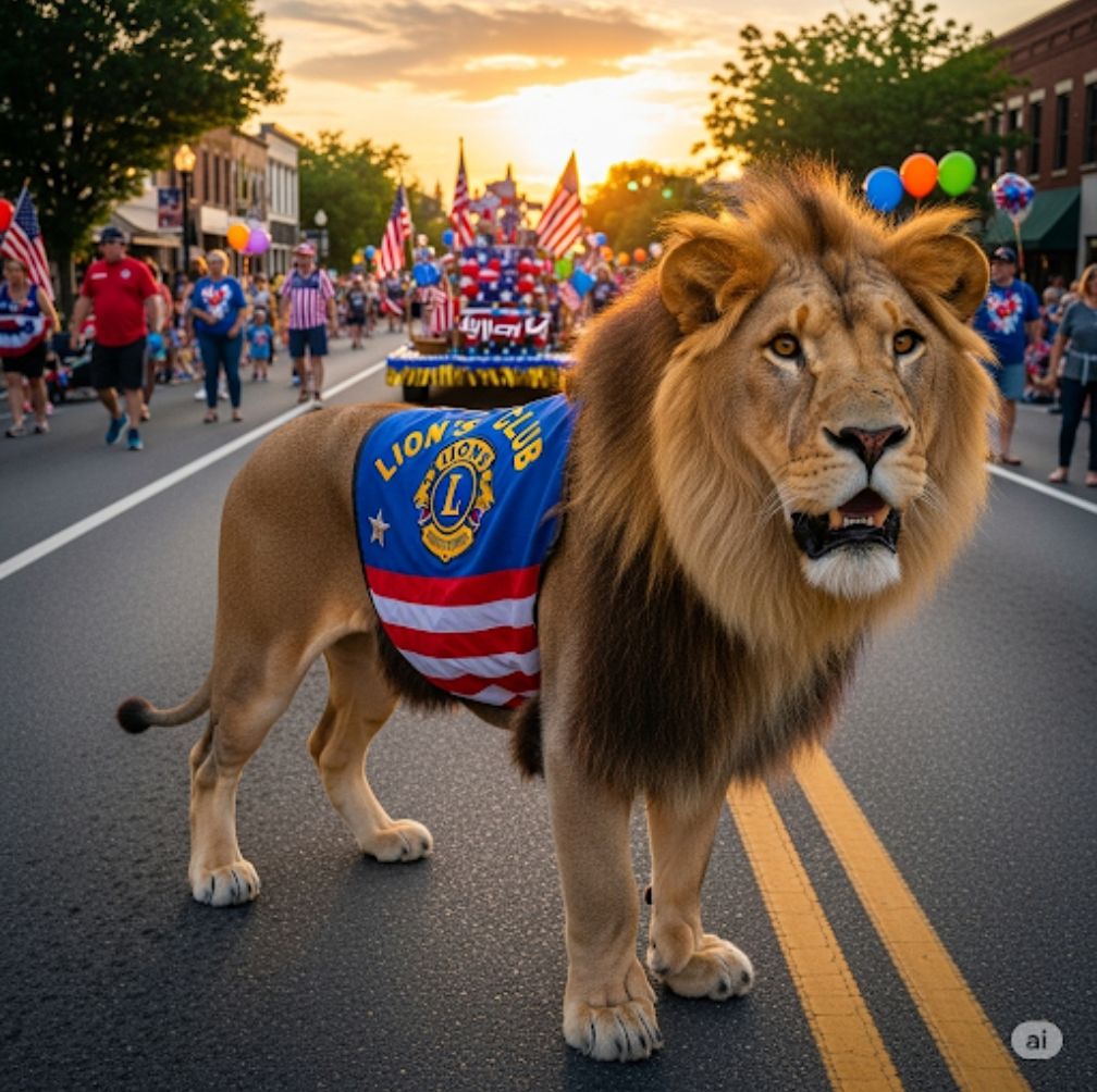 Lion in Parade